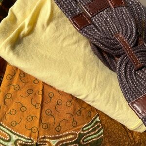 Shirt + Skirt + Belt set